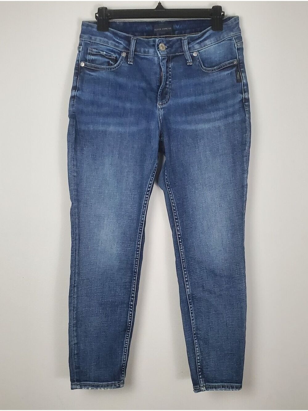 Silver Jeans Co Womens Suki Skinny Jeans Size 29 Classic Denim
